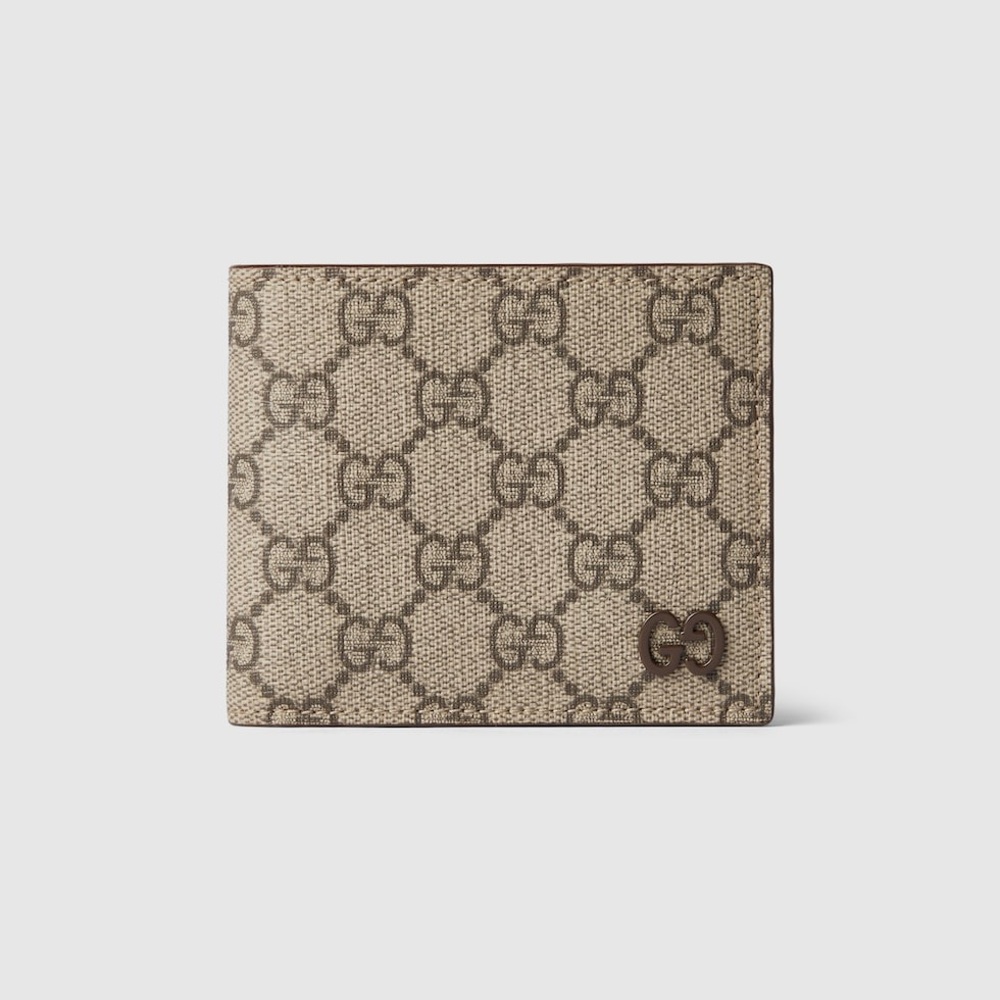 Men’s Gucci Beige and Brown GG Wallet